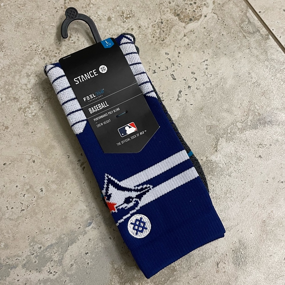 Toronto Blue Jays Stance Socks Size Large